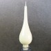 Pair of 18cm Tall Teardrop Shaped Candles Ivory